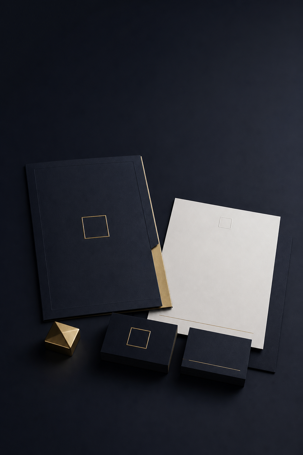 Mockup de identidad visual premium